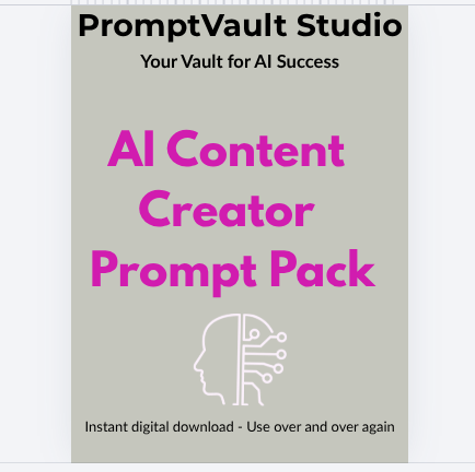 AI Content Creator Prompt Pack