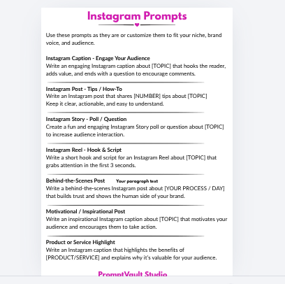 AI Content Creator Prompt Pack